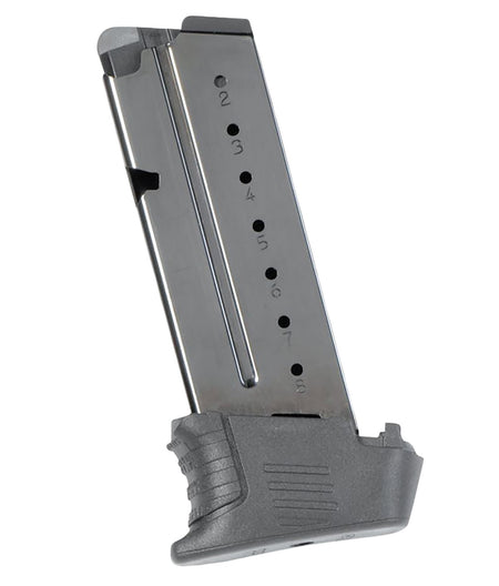 Walther Arms 2796601 8rd 9mm Luger Magazine Fits Walther PPS M1 Classic Black Steel