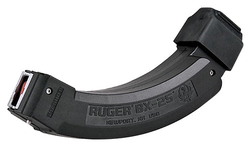Ruger 90398 BX-25 Magazine 25rd .22 LR Fits 10/22, SR, American Rimfire, Charger Black 2 Pack