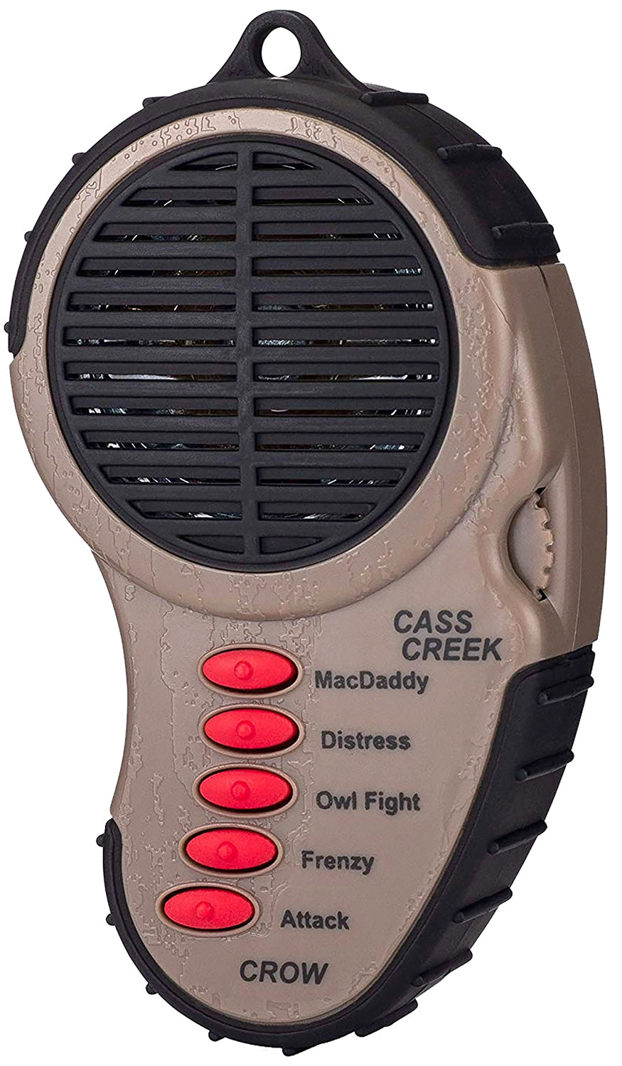 Cass Creek 065 Ergo Electronic Crow Game Call, 5 Sounds, Bark Camouflage