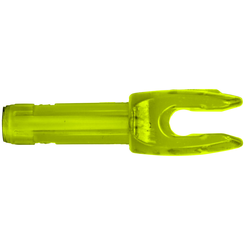 Easton 4mm MicroLite Nocks for Deep Six Shafts Lemon Lime 12 Pack