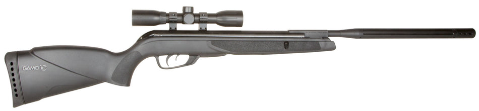 Gamo WildCat Whisper .177 Pellet Gas Piston Rifle Single Shot IGT Break Barrel All-Weather Stock 4x32 Scope