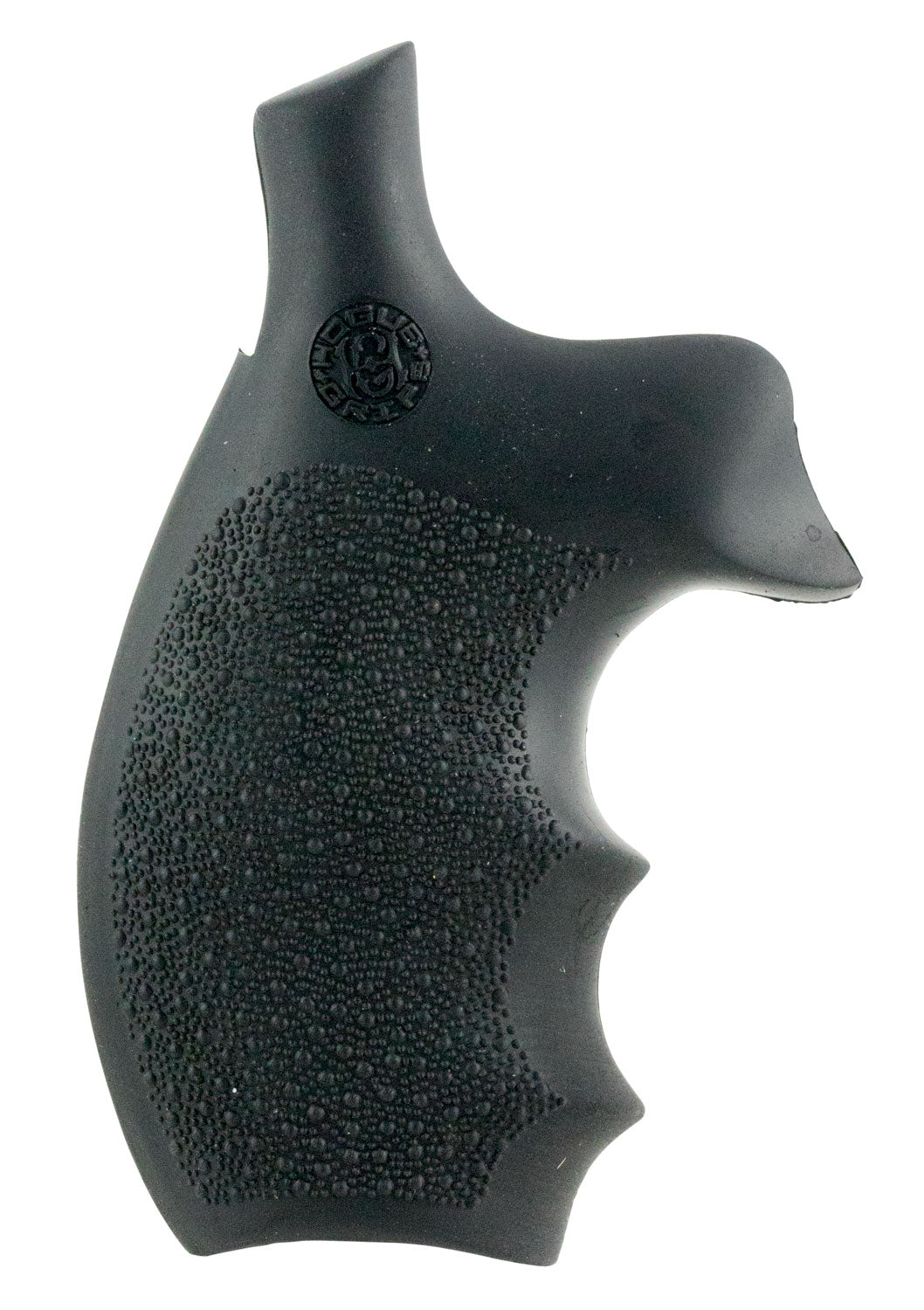 Hogue 62000 S&W K/L Frame Round Butt Bantam Black Rubber Grip with Finger Grooves