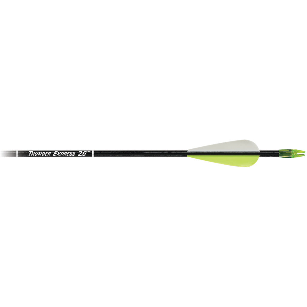 Carbon Express Thunder Express 26 in. Black Fiberglass Arrows 18-Pack