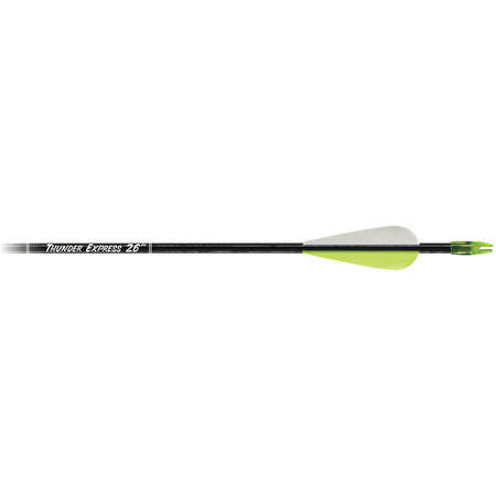 Carbon Express Thunder Express 26 in. Black Fiberglass Arrows 18-Pack