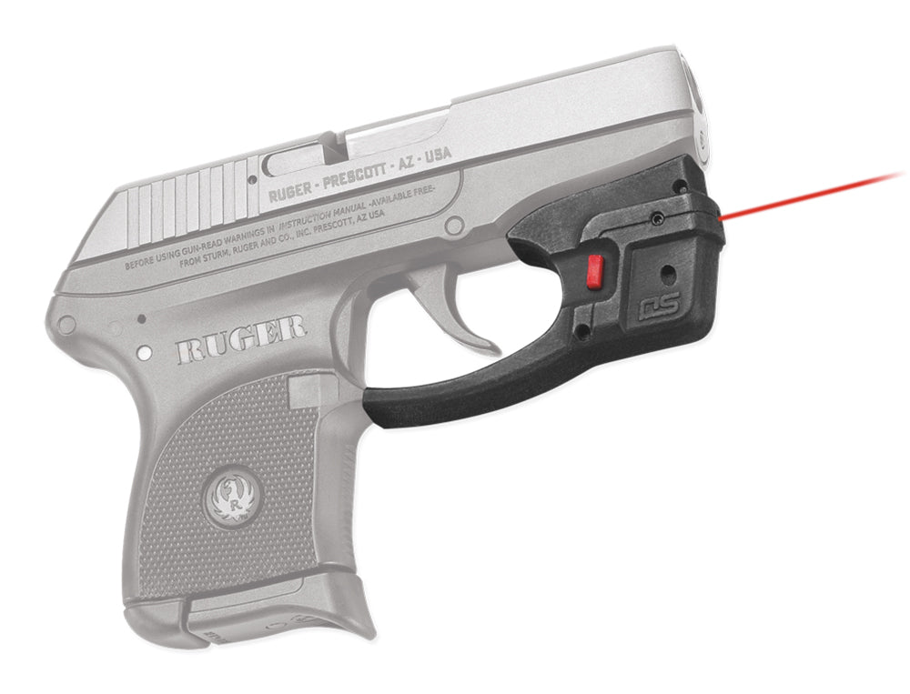 Crimson Trace 0151101 Defender Series Red 5mW Laser for Ruger LCP, Trigger Guard Mount, Black Polymer