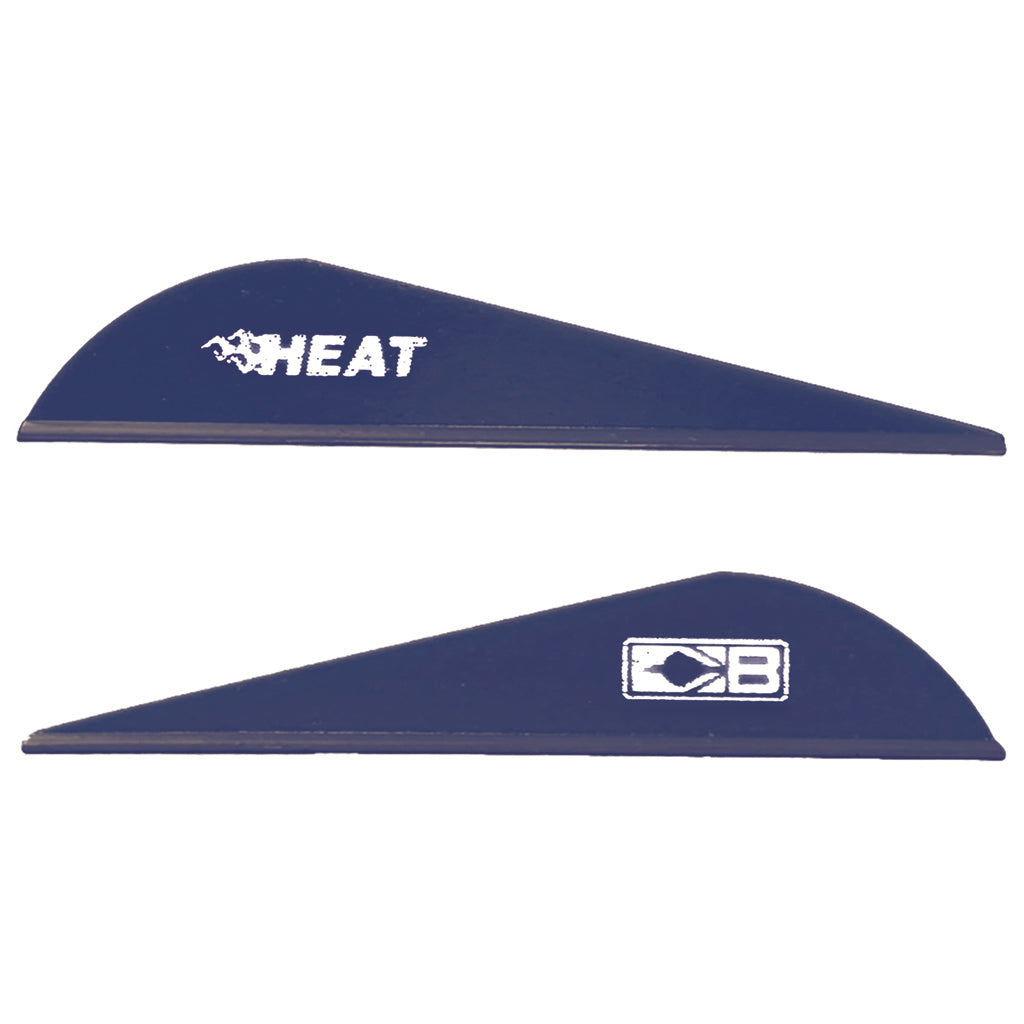 Bohning Heat Blue Arrow Vanes 36 Pack