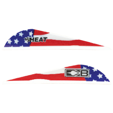 Bohning Heat American Flag Arrow Vanes 36 Pack
