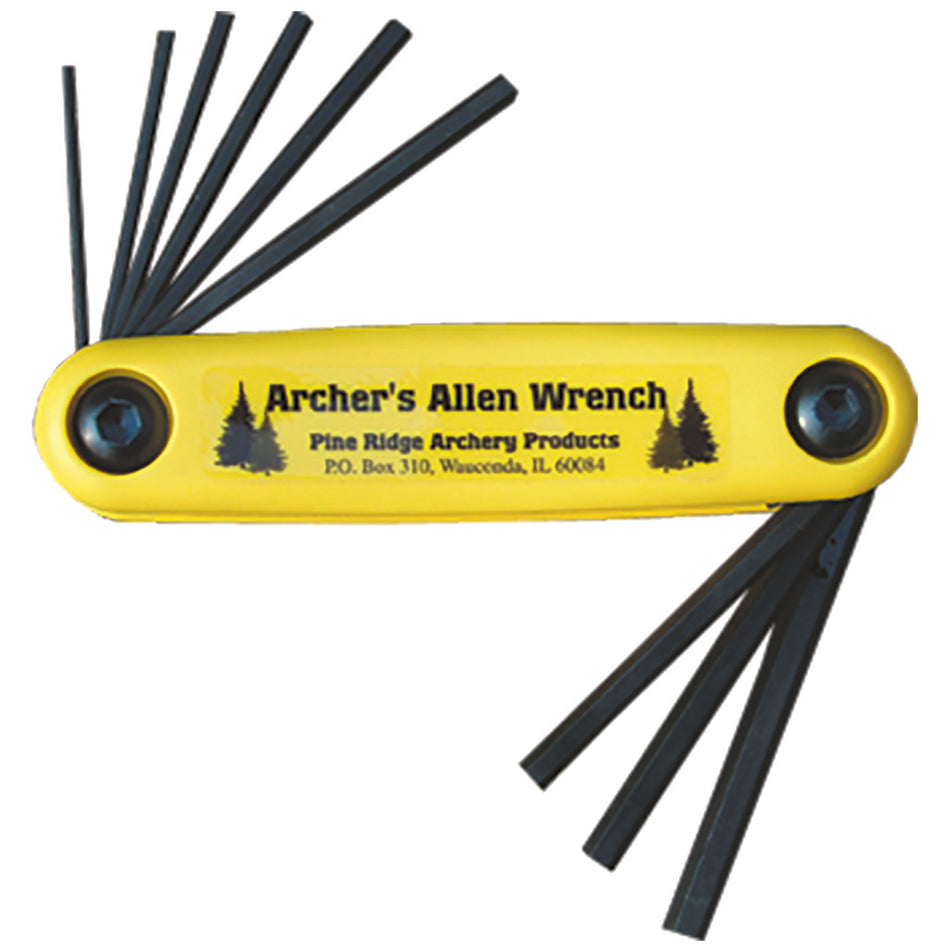 Pine Ridge Archers XL Allen Wrench Set 5/64-1/4 in.