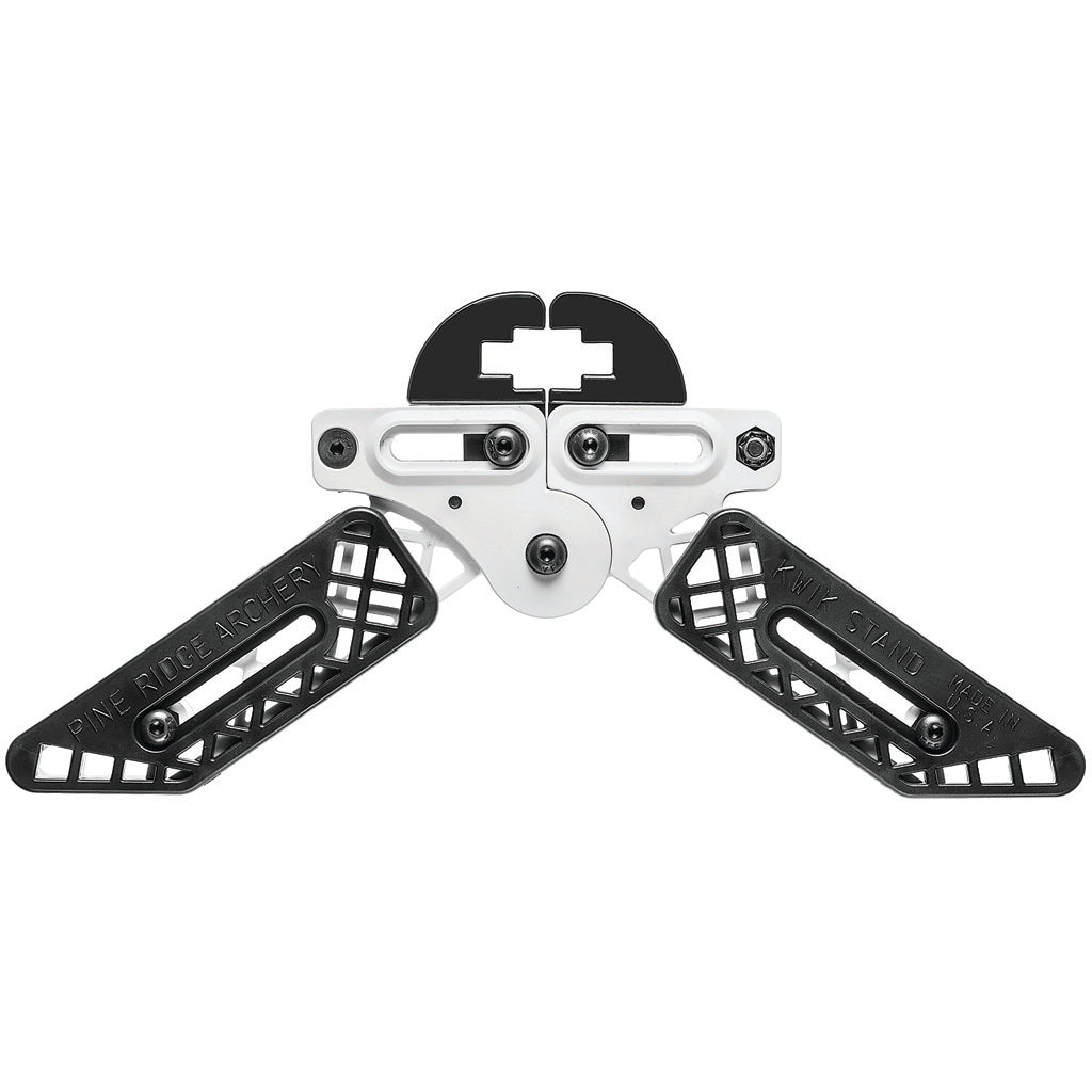Pine Ridge Kwik Stand Adjustable Bow Support White and Black