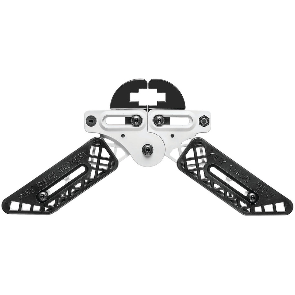 Pine Ridge Kwik Stand Adjustable Bow Support White and Black