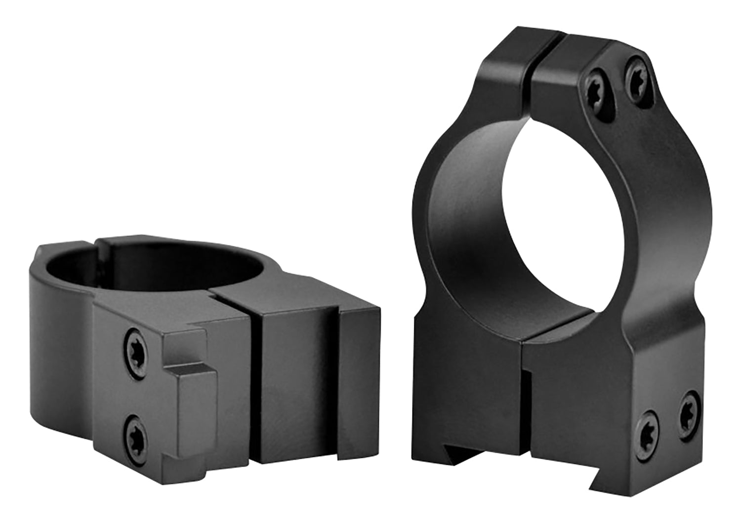 Warne 2BM Maxima CZ 550 Scope Rings 1-Inch High Matte Black Vertical Split 0 MOA
