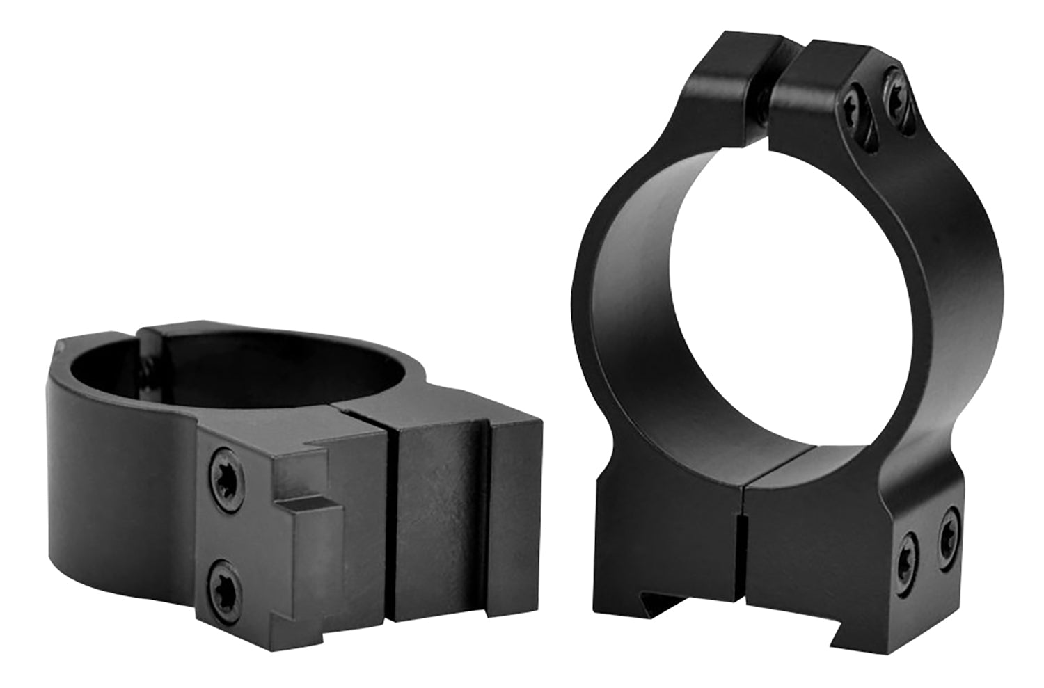 Warne 14BM Maxima CZ 550 Scope Rings 30mm Medium Matte Black Vertical Split 0 MOA
