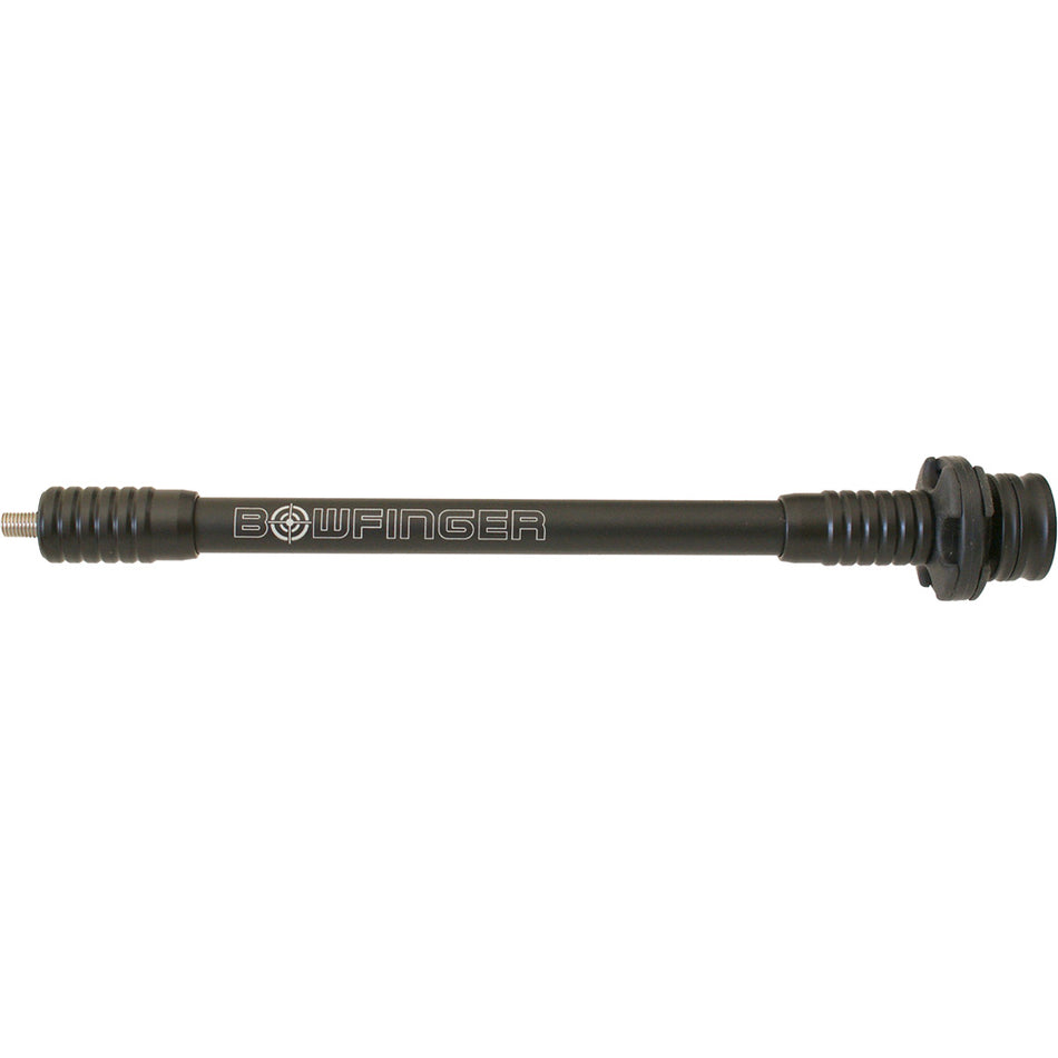 Bowfinger XL Hunter Stabilizer 12 Inch Black with Limbsaver Dampener