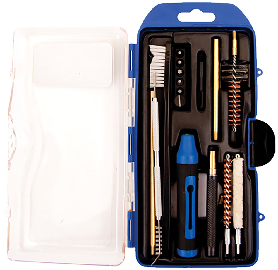 DAC GM223AR GunMaster 17-Piece AR-15 Multi-Caliber Rifle Cleaning Kit Black/Blue