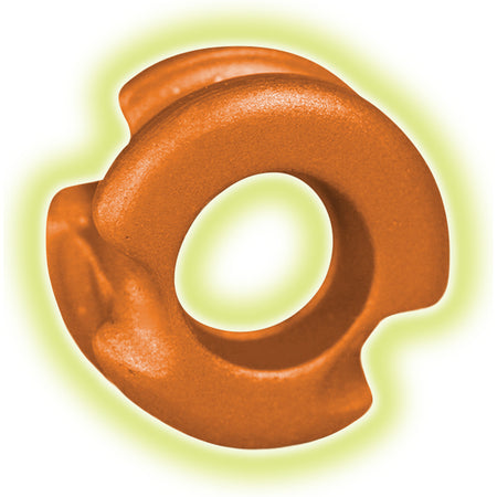 RAD Orange Glow Peep Sight 3/16 in with UV Charge Capability
