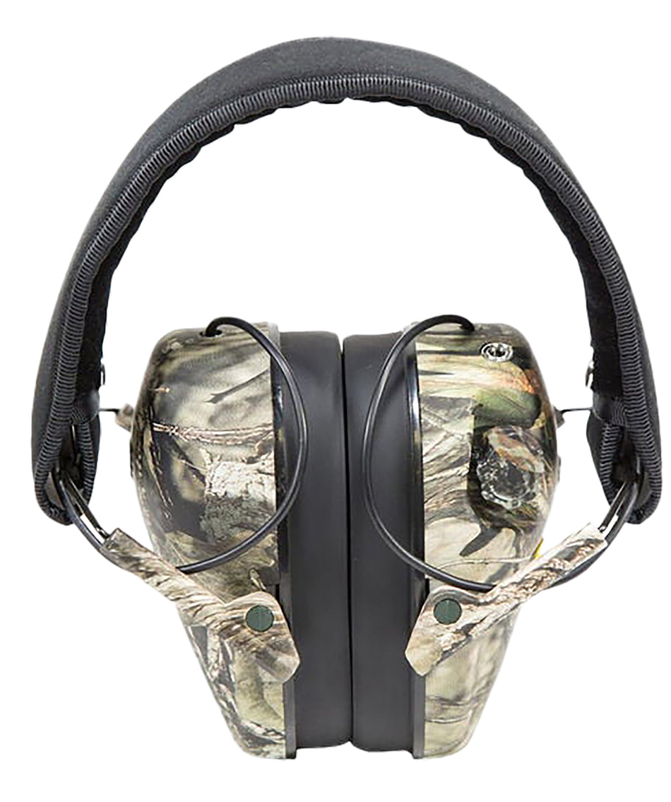 Caldwell 487200 Low-Profile E-Max 23 dB Electronic Earmuff Over the Head Mossy Oak Camo
