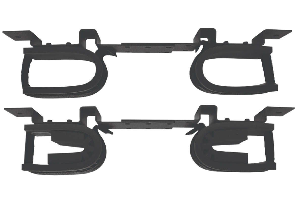 Rugged Gear 10075 Black Powder-Coated Steel Overhead 2-Gun Vehicle Rack