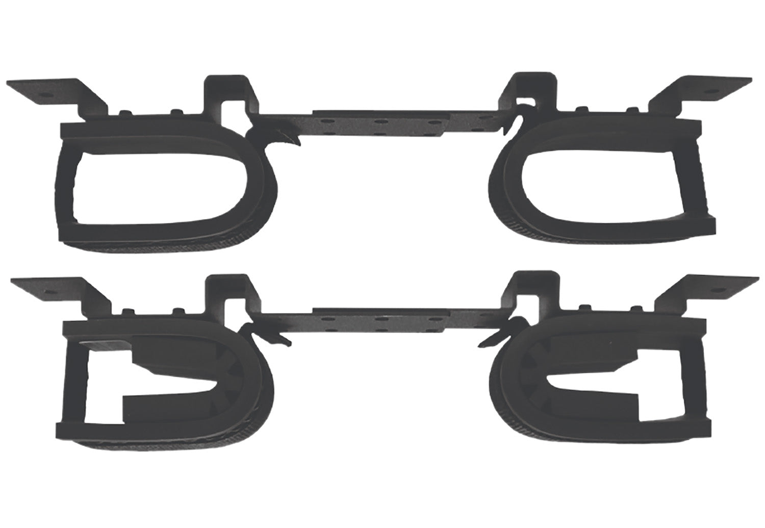 Rugged Gear 10075 Black Powder-Coated Steel Overhead 2-Gun Vehicle Rack