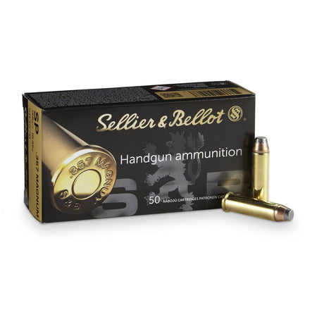Sellier & Bellot (S&B) .357 Magnum SB357B 754908500468 Soft Point SP 158 Grain