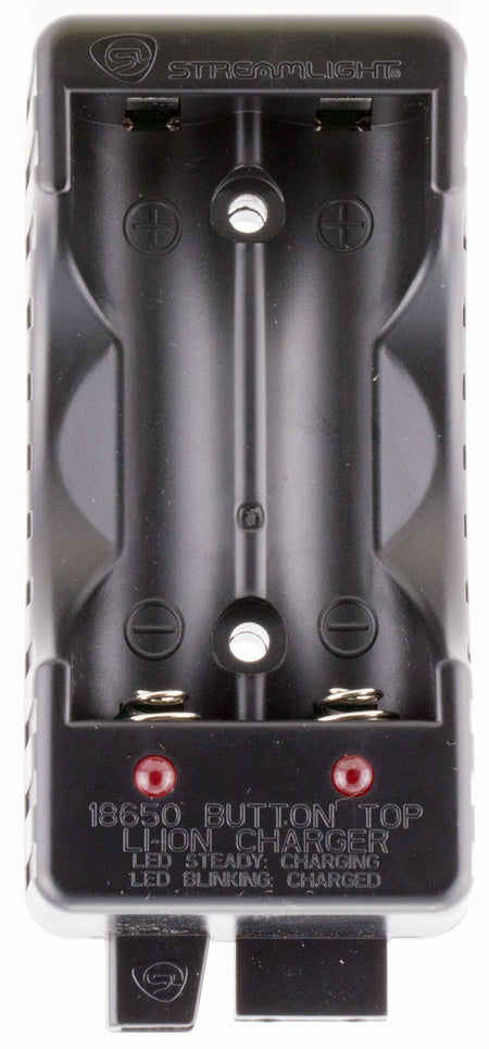 Streamlight 22100 Black 2-Bay Battery Charger for 18650 Li-ion Batteries