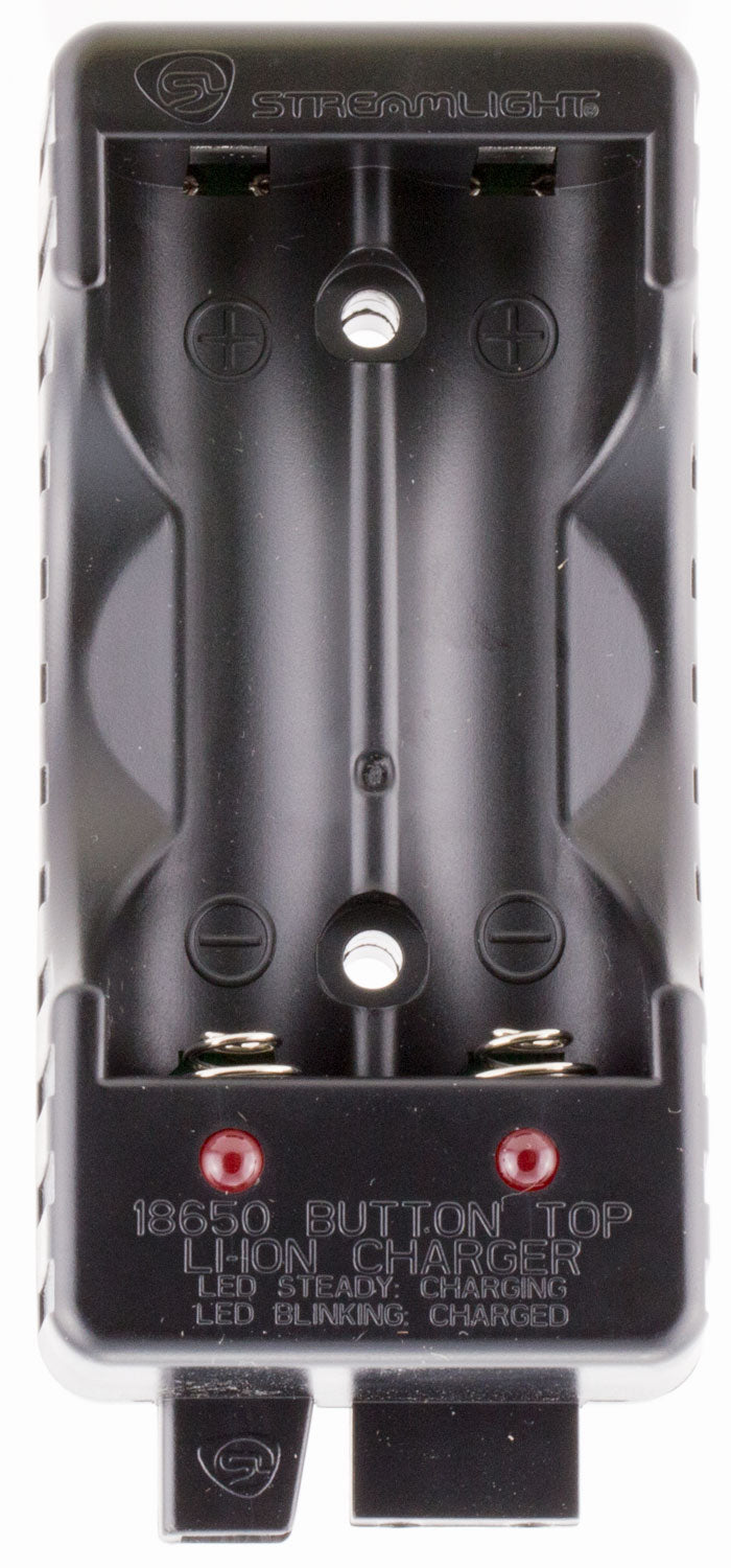 Streamlight 22100 Black 2-Bay Battery Charger for 18650 Li-ion Batteries