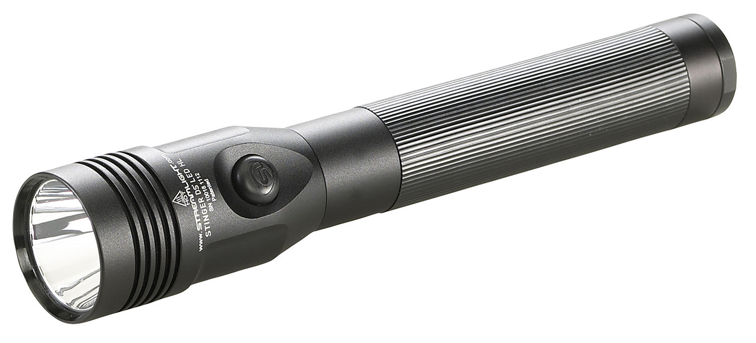 Streamlight Stinger DS LED HL Black Anodized Flashlight 200/400/800 Lumens Dual Tailcap Switch