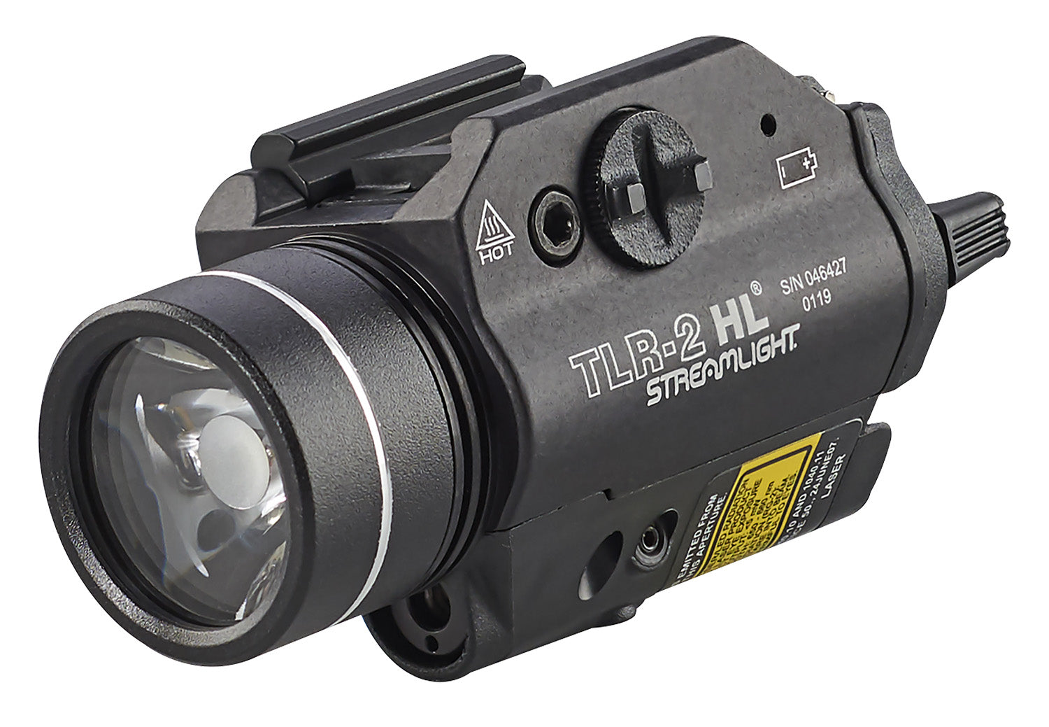 Streamlight TLR-2 HL Weapon-Mounted Tactical Light 1,000 Lumens Red Laser Black Anodized