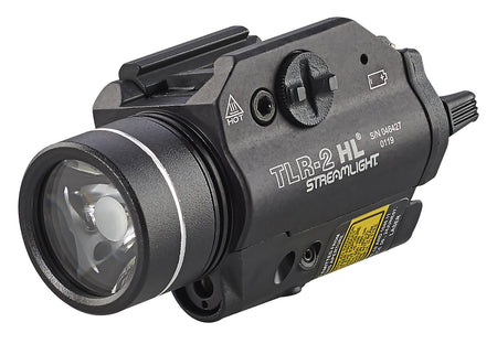 Streamlight TLR-2 HL Weapon-Mounted Tactical Light 1,000 Lumens Red Laser Black Anodized