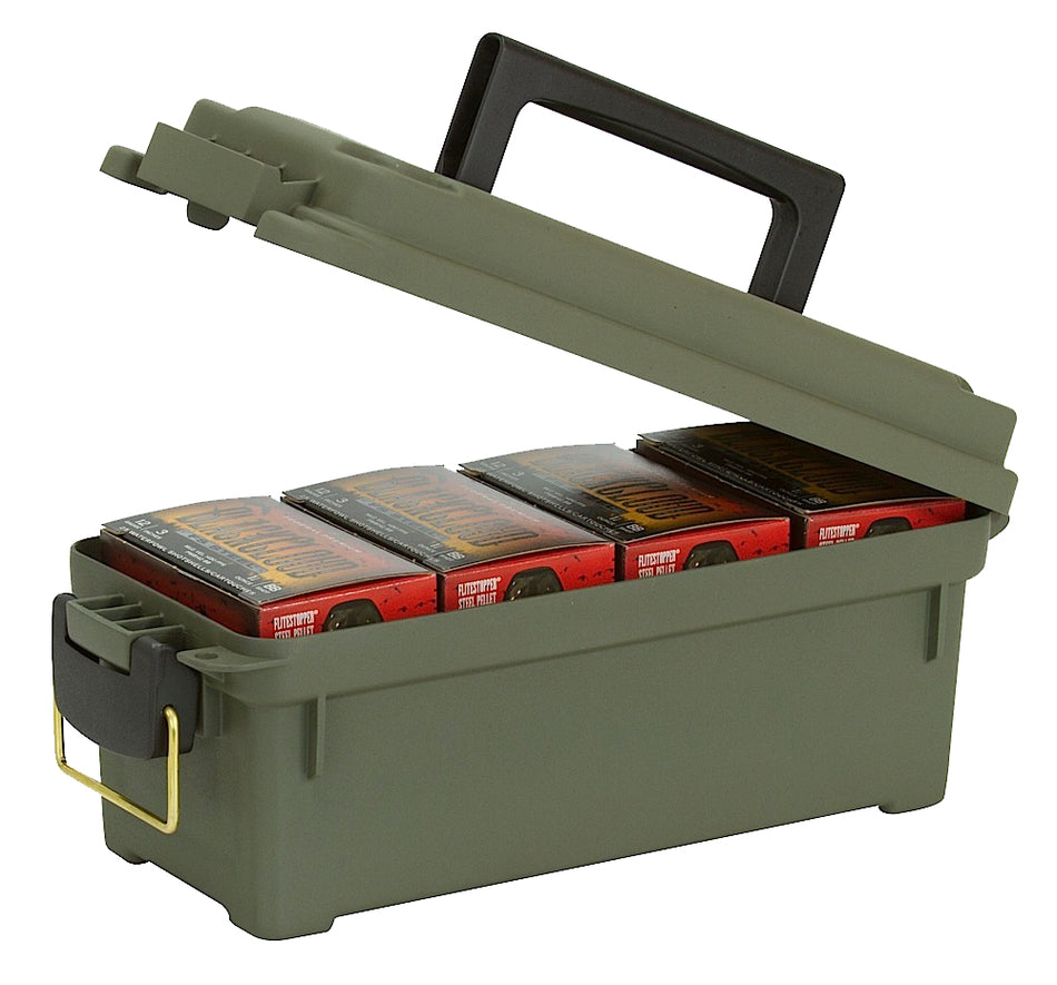 Plano Shell Box 121202 OD Green Plastic 4 Boxes Waterproof Ammo Storage