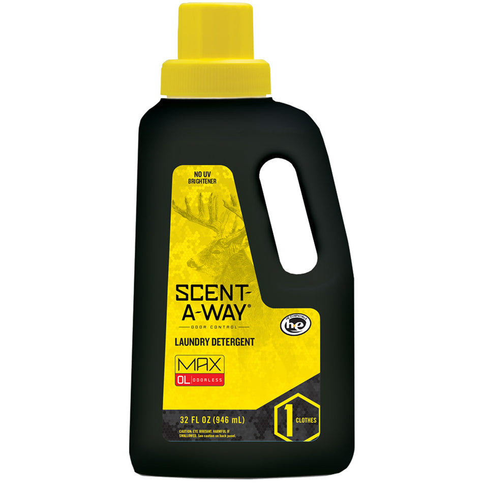 Scent-A-Way MAX Scent-Free Detergent Odorless 32 oz.