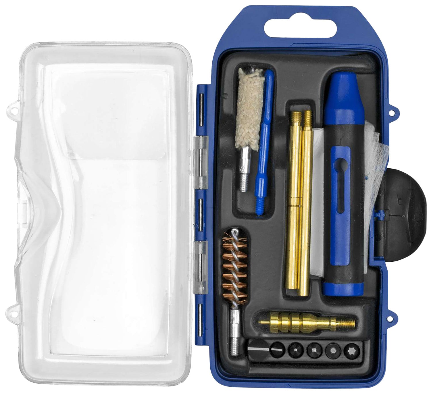 DAC GM40P GunMaster 14-Piece .40 Caliber and 10mm Pistol Cleaning Kit Black/Blue