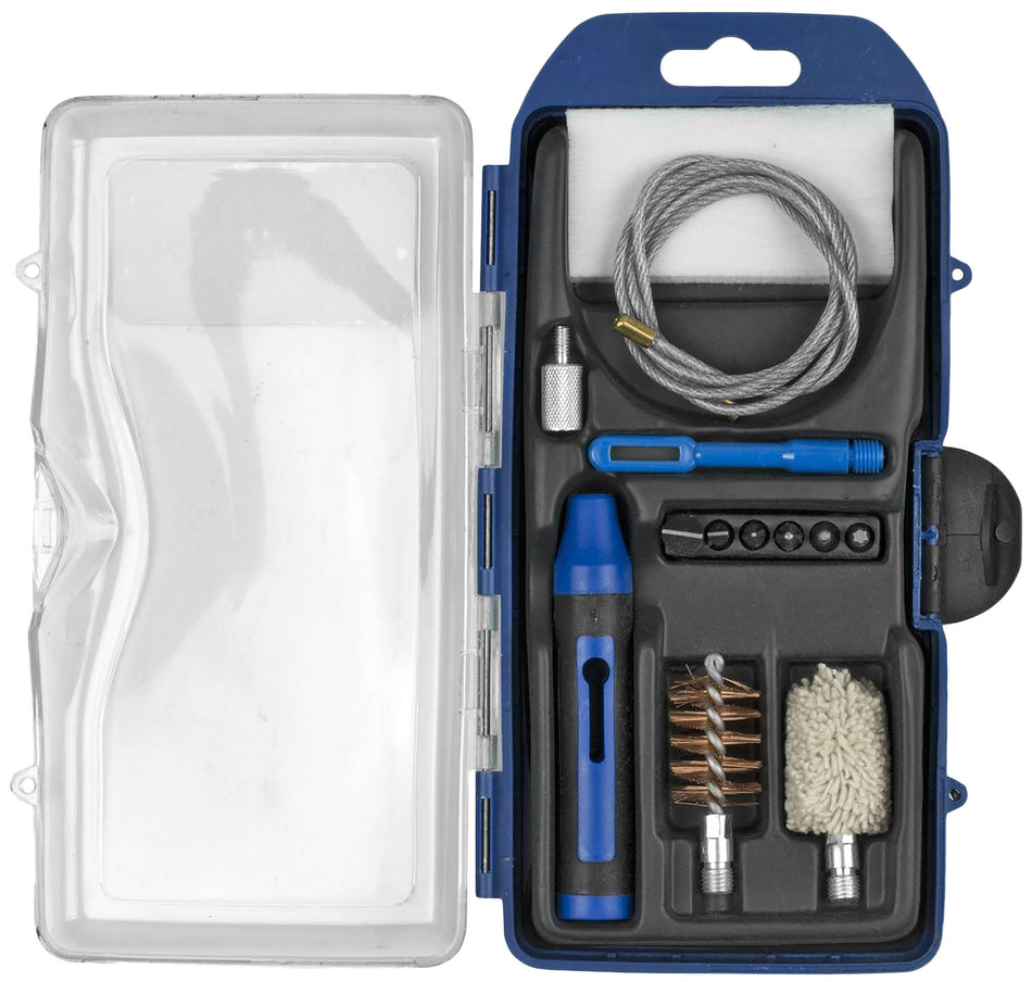 DAC GunMaster 12 Gauge Shotgun Cleaning Kit 14-Piece Set, Black/Blue Case