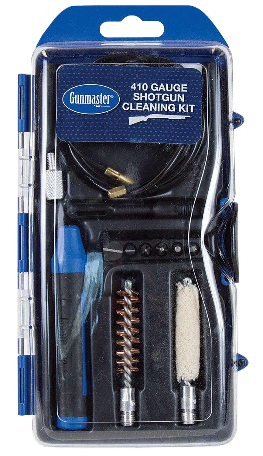 DAC GunMaster 410 Gauge Shotgun Cleaning Kit 14-Piece Set, Black/Blue Case