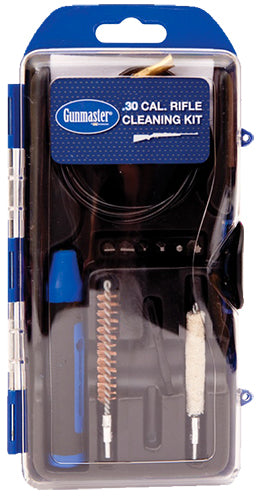 DAC GunMaster 30 Caliber Rifle Cleaning Kit 14-Piece Set, Black/Blue Case