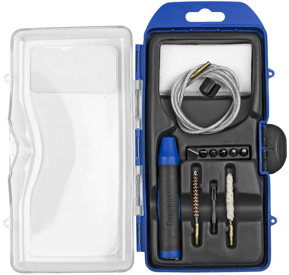 DAC GunMaster 17 Caliber Rifle Cleaning Kit 14-Piece Set, Black/Blue Case