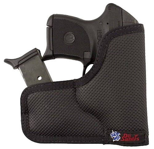 DeSantis Nemesis Ammo Pocket Black Rubberized Fabric Holster for Kel-Tec P-3AT and P32 Ambi