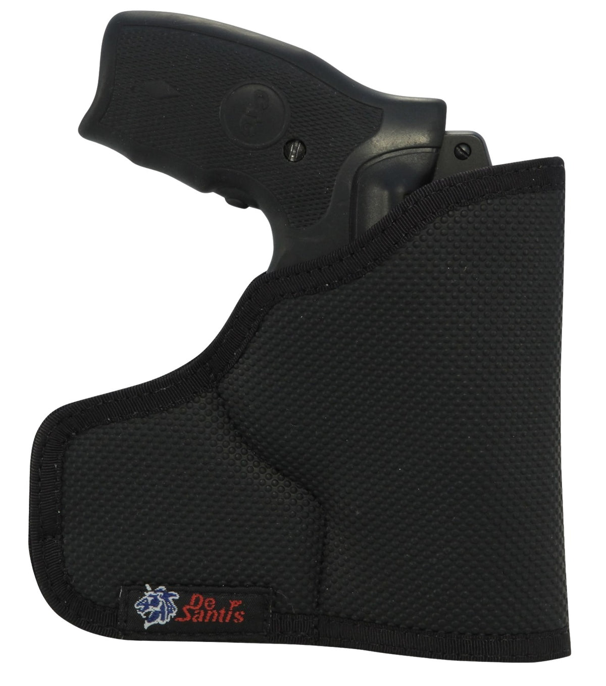DeSantis Nemesis Ammo Pocket Rubberized Fabric Holster for S&W J Frame 2 Inch Barrel Ambi
