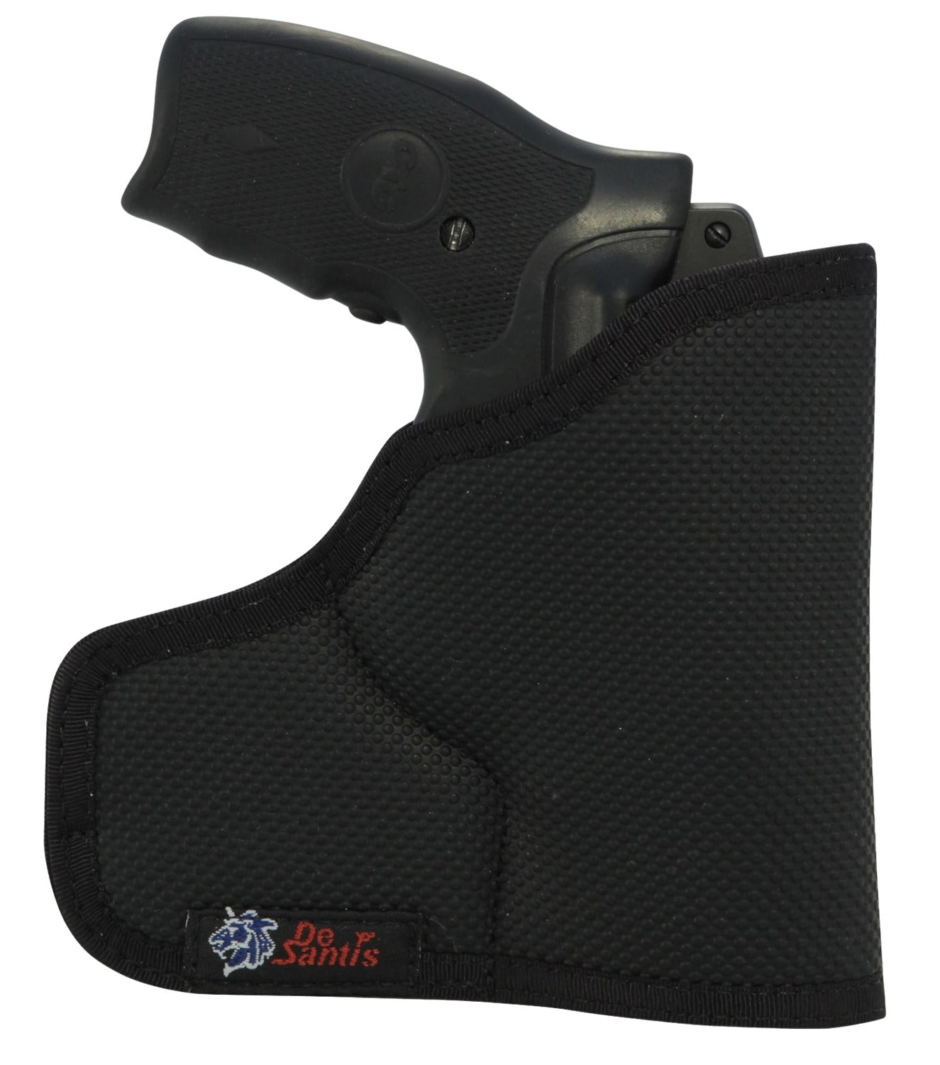 DeSantis Nemesis Ammo Pocket Rubberized Fabric Holster for S&W J Frame 2 Inch Barrel Ambi