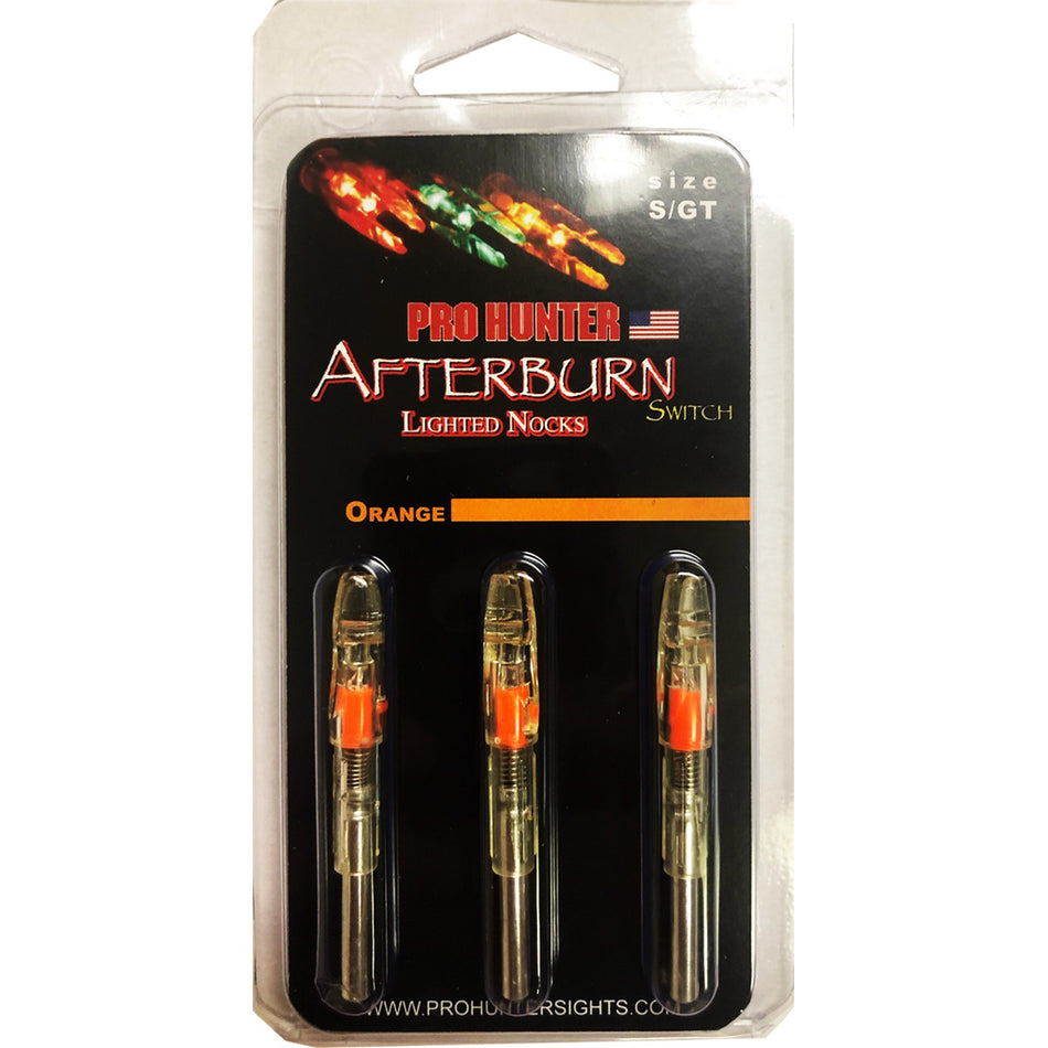 GWS Orange Lighted Archery Nocks S Size 3 pk.