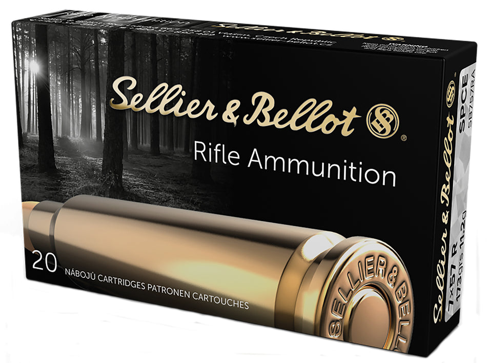 Sellier & Bellot (S&B) 7x57mmR SB757RA 754908511846 Soft Point Cut Through Edge 173 Grain