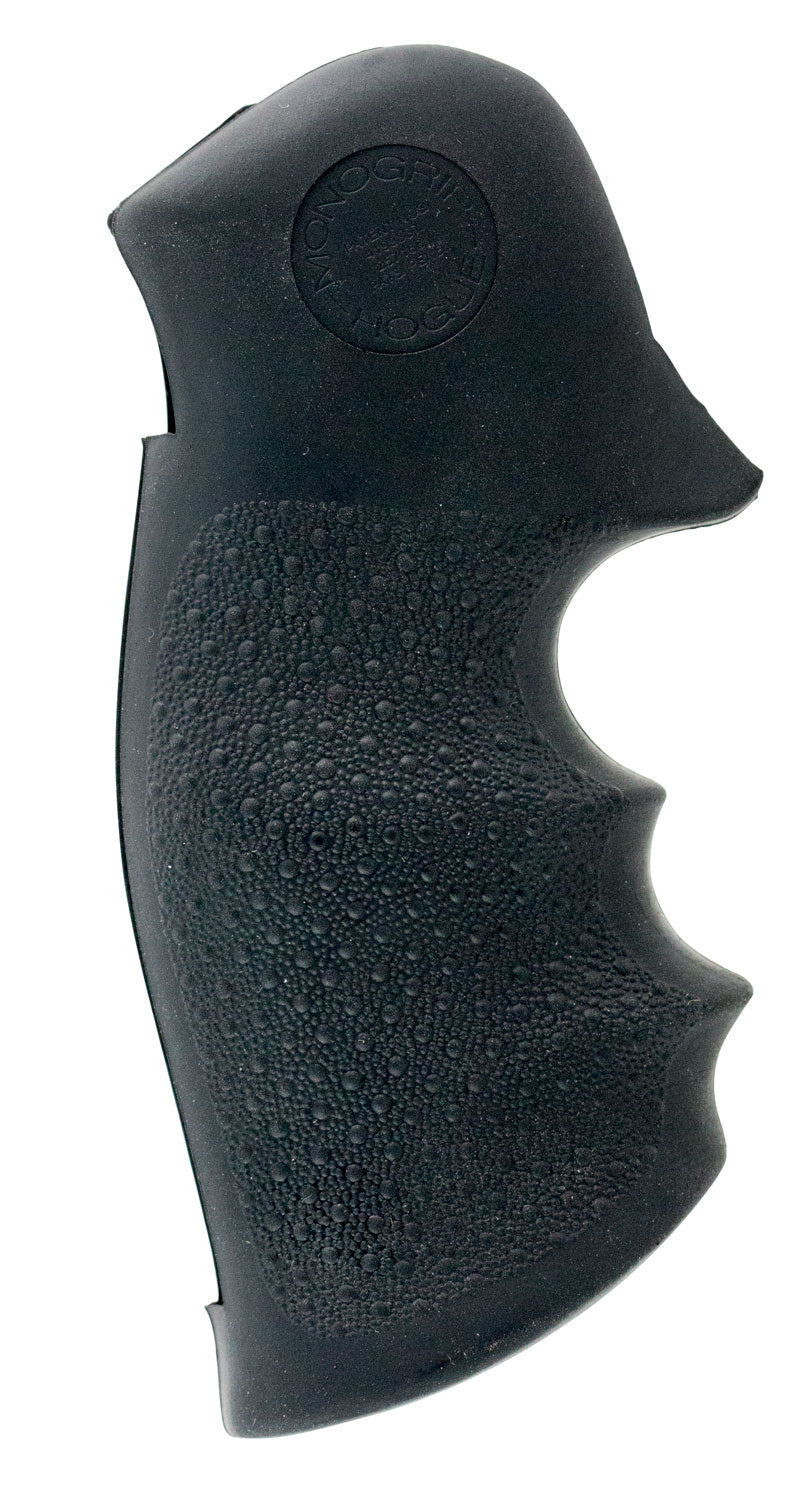 Hogue 10000 S&W K/L Frame Square Butt Monogrip Black Rubber with Finger Grooves