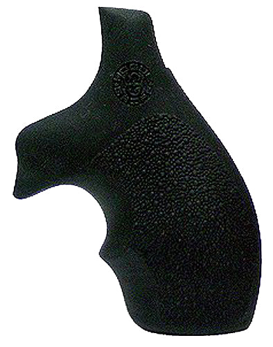 Hogue 61000 S&W J Frame Round Butt Bantam Rubber Grip Black with Finger Groove