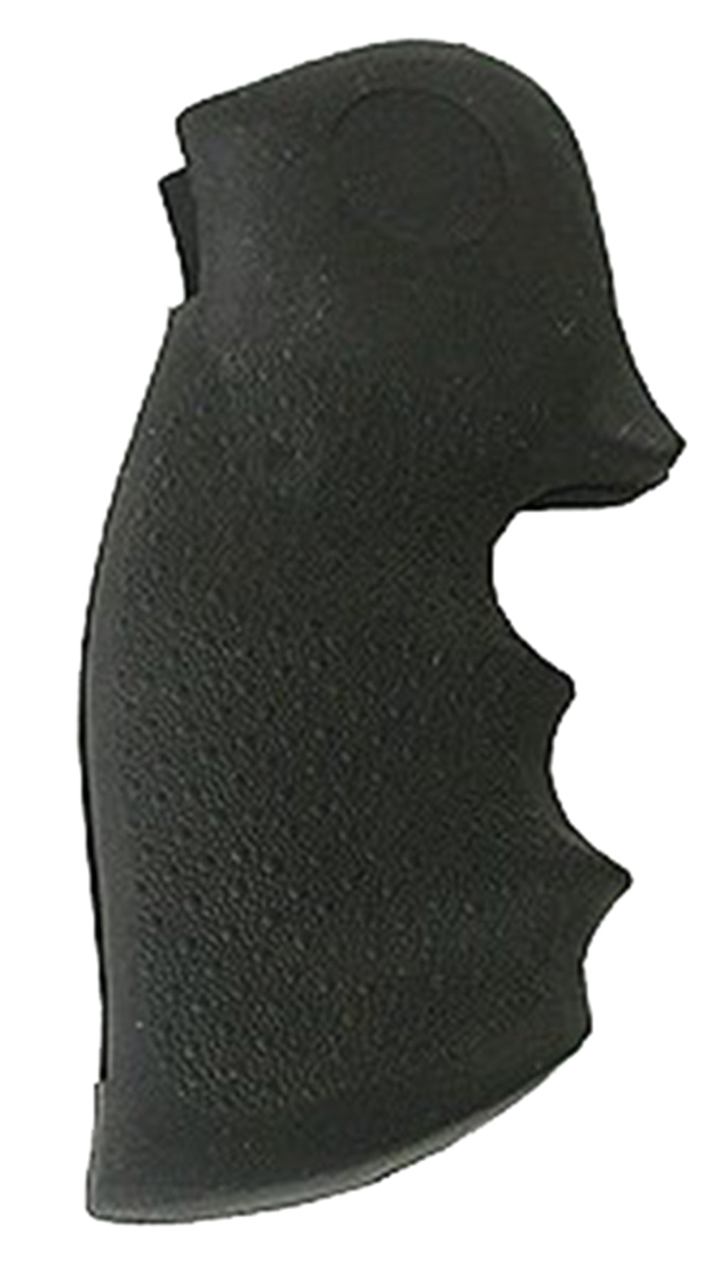 Hogue 46000 Colt Python OverMolded Monogrip Black Rubber with Finger Grooves
