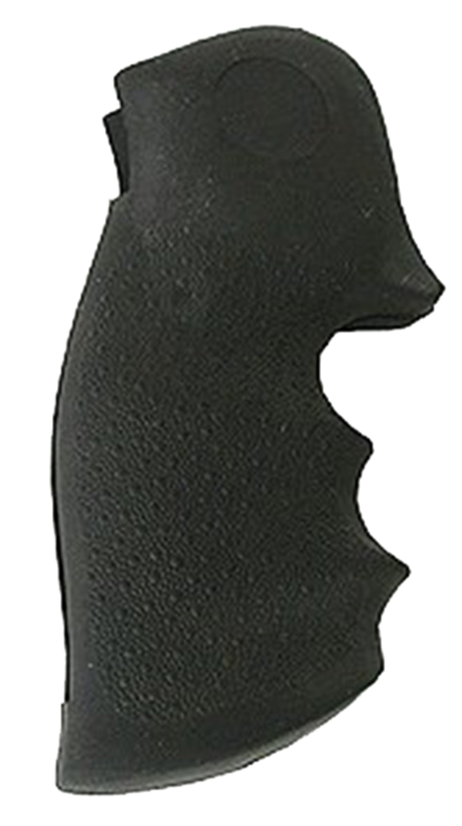 Hogue 46000 Colt Python OverMolded Monogrip Black Rubber with Finger Grooves