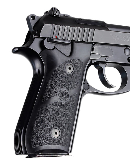 Hogue 99010 Taurus PT-92/PT-99 Black Rubber Grip Panels