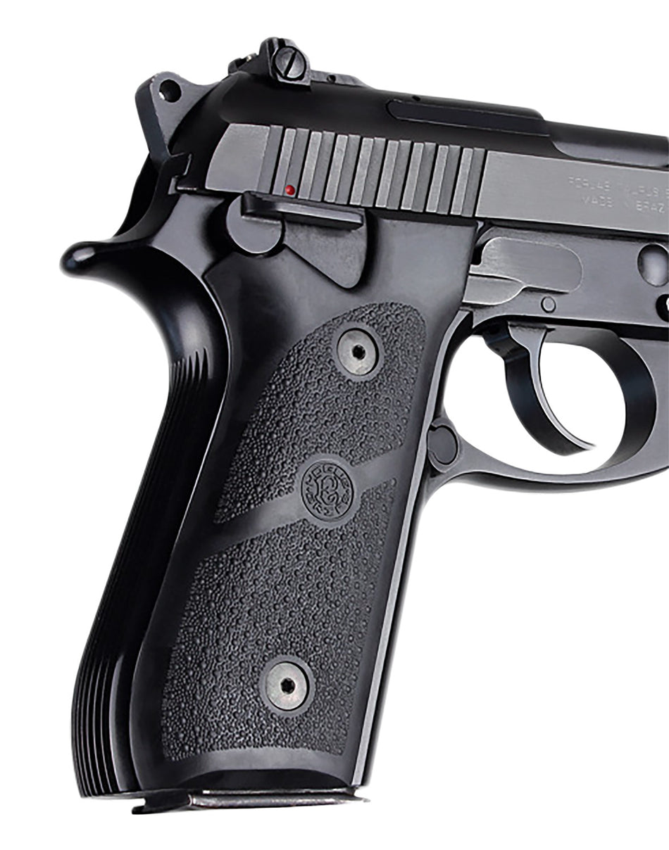 Hogue 99010 Taurus PT-92/PT-99 Black Rubber Grip Panels