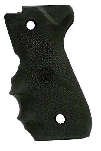Hogue 92000 Beretta 92F/96 Rubber Grip Black with Finger Grooves