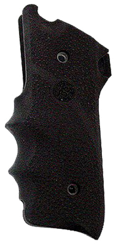 Hogue 82000 Ruger Mark II/Mark III Black Rubber Grip with Finger Grooves