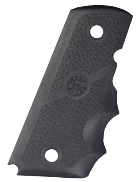 Hogue 43000 1911 Officer Black Rubber Cobblestone Grip with Finger Grooves