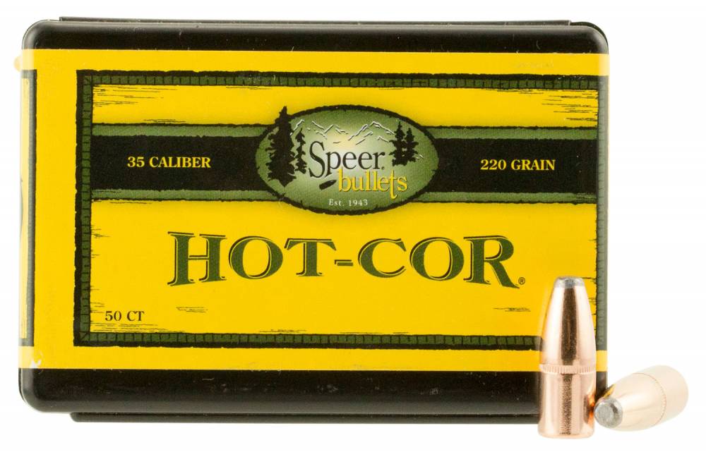 Speer Hot-Cor .358 Diameter 220 GR SPFN Component Bullets 50 Per Box